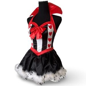 Queen of Hearts sexy costume - Halloween or role play - size XS